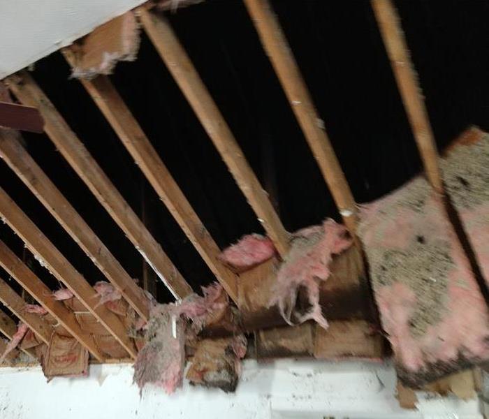fire damage ceiling